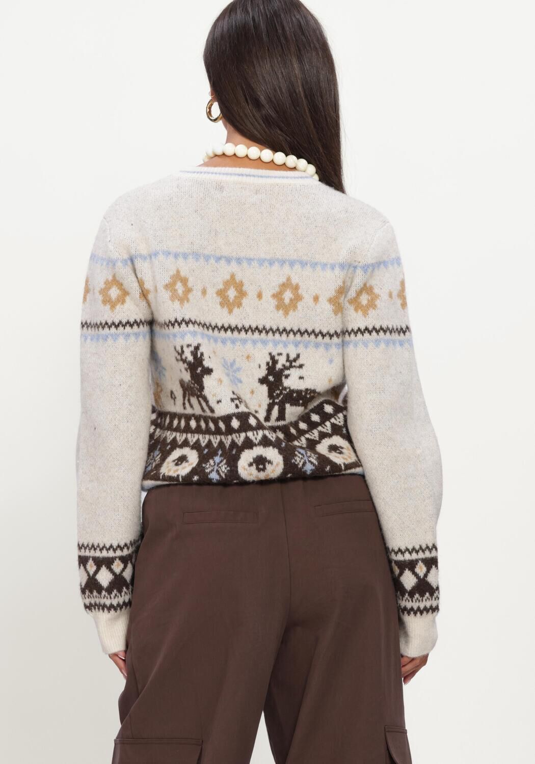 Nicht-gerade weiss HARPER & YVE Pullover HOLIDAY-JU - large