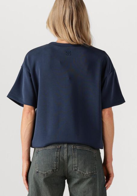 Blaue MY ESSENTIAL WARDROBE T-shirt HELLEMW EMB BOXY TEE - large