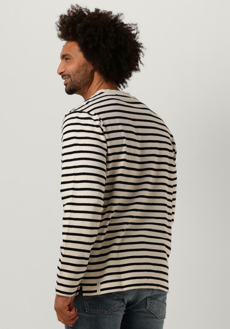 schwarze butcher of blue pullover striped crew IV7837