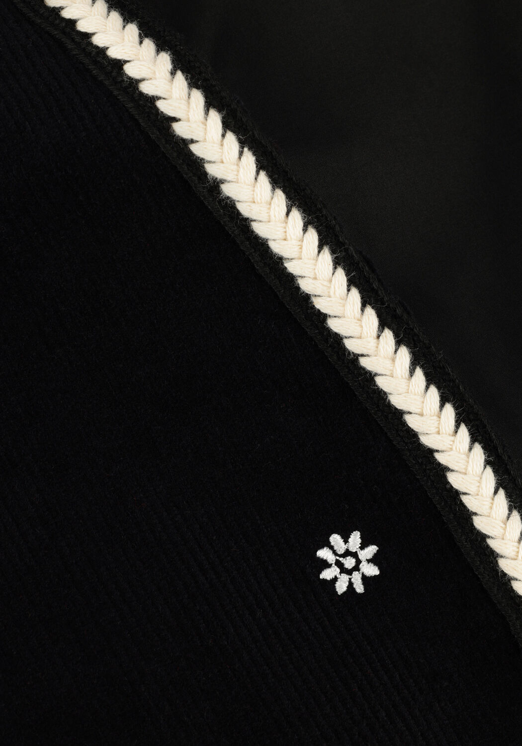 Schwarze LOOXS Gilet 10SIXTEEN CABLE KNITTED GILET - large