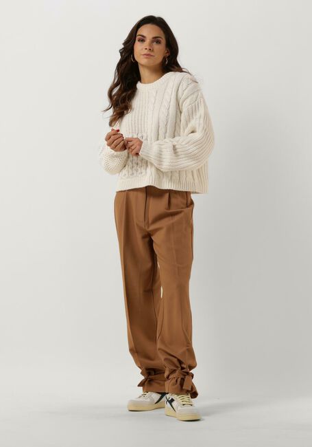 Weiße ENVII Pullover ENBLANCA LS CABEL KNIT 5250 - large