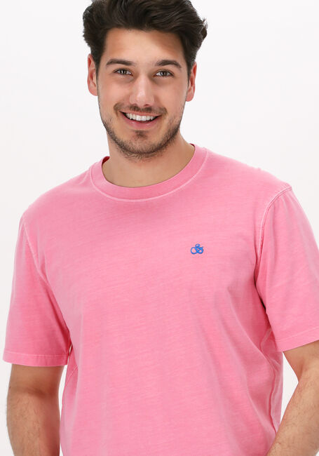 Rosane SCOTCH & SODA T-shirt GARMENT-DYED CREWNECK TEE WITH EMBROIDERY LOGO - large