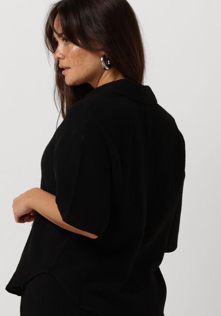 Schwarze OBJECT Blusen OBJCARINA 2/4 SHIRT REP - large
