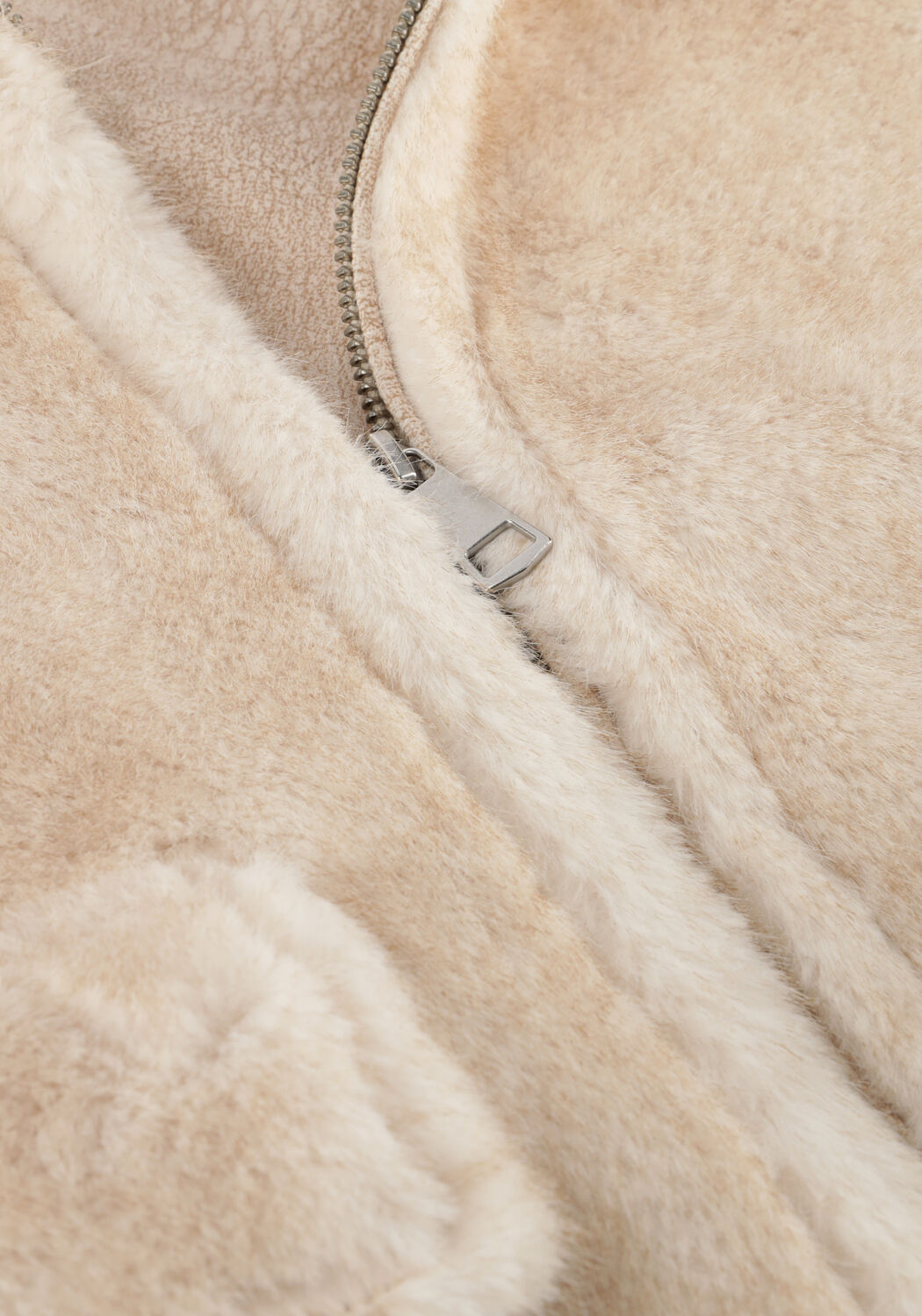 Ecru SIMPLE Teddy-Jacke WV-PI-FMINK-25-3 - large