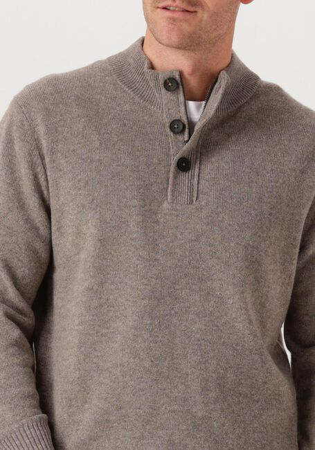Taupe STEFANO LAURAN Pullover HALF ZIP - large