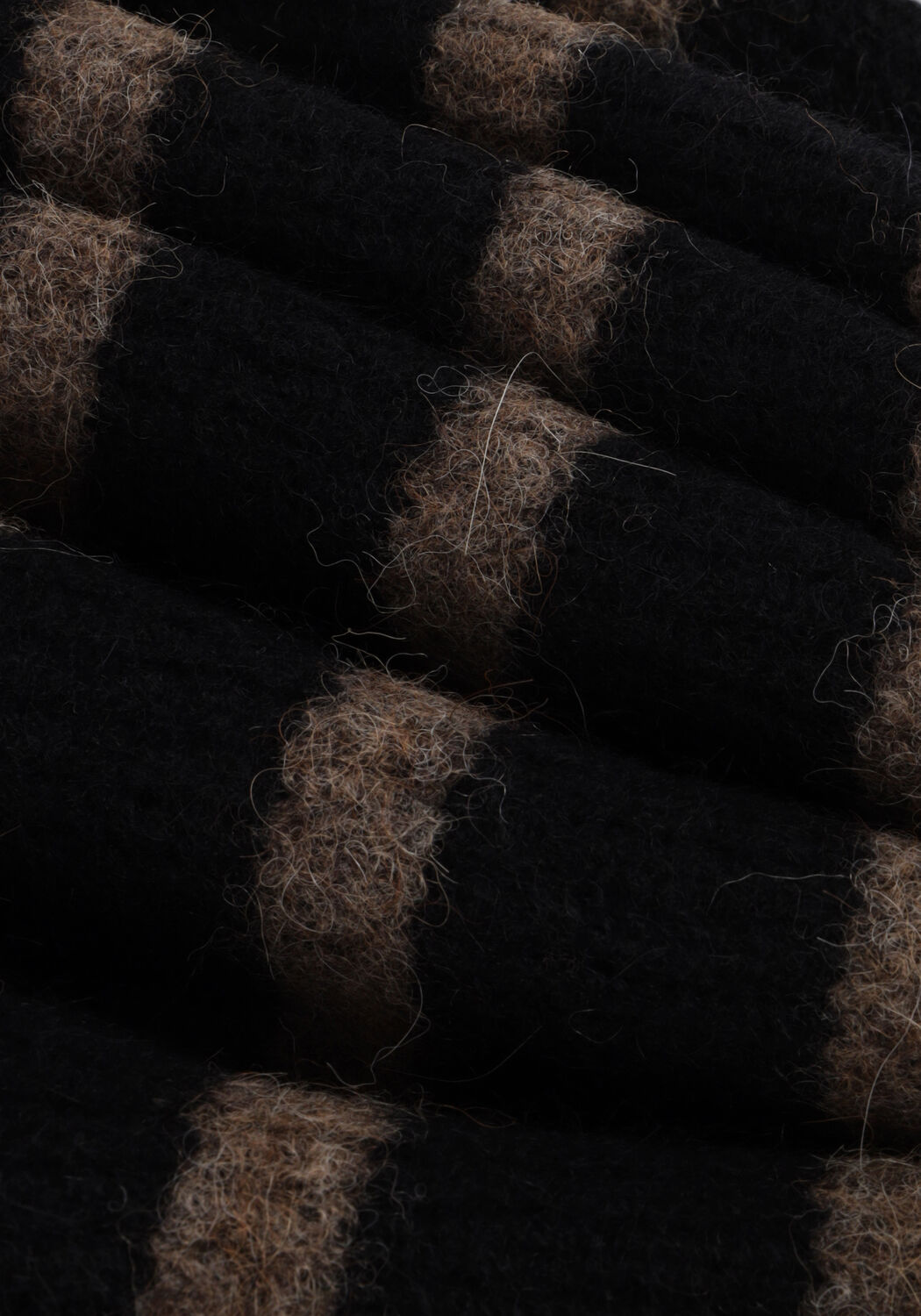 Braune GESTUZ Rollkragenpullover ALPHAGZ STRIPED ROLLNECK - large