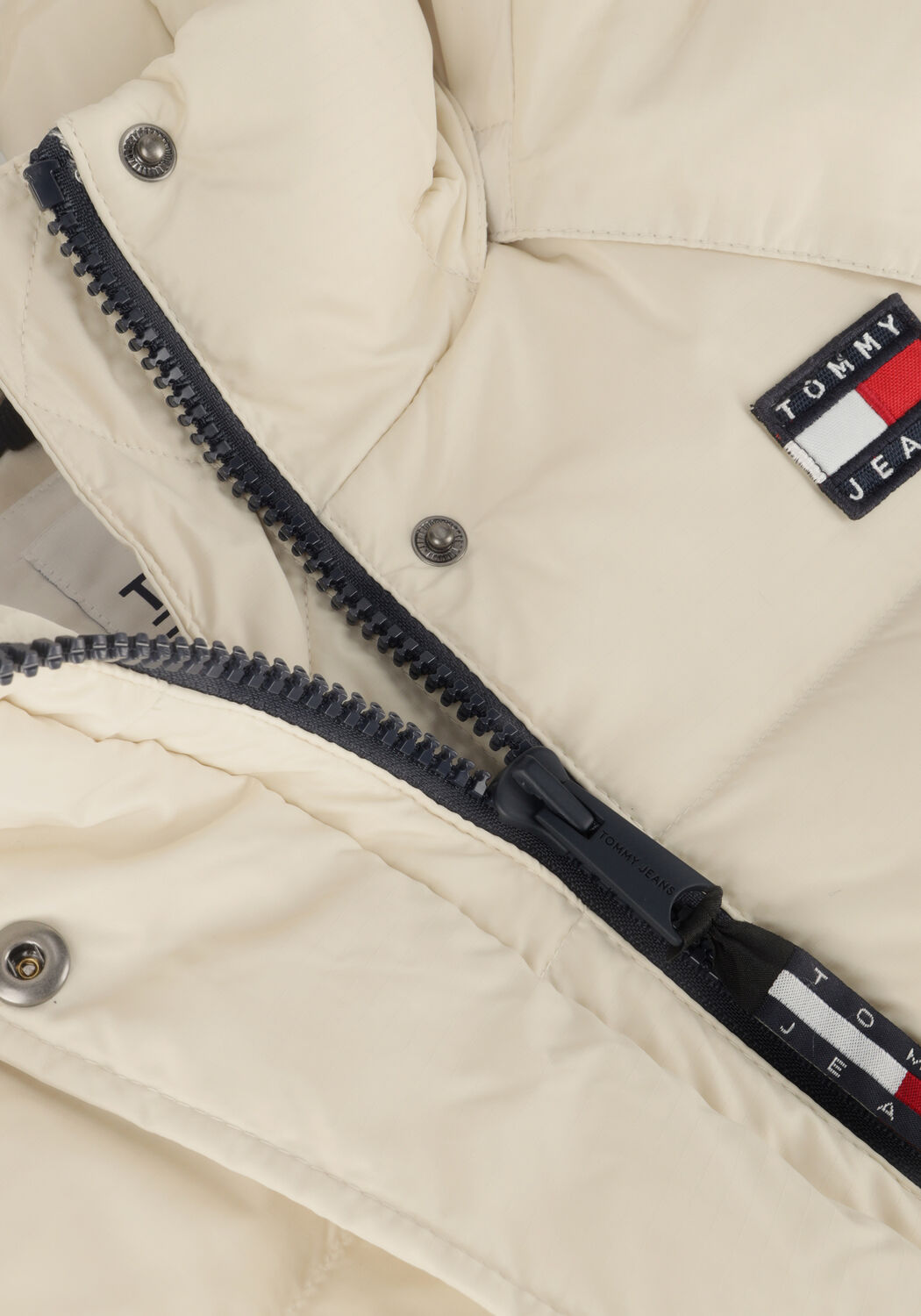 Beige TOMMY JEANS Wattierte Jack TJW ALASKA LONG PUFFER - large
