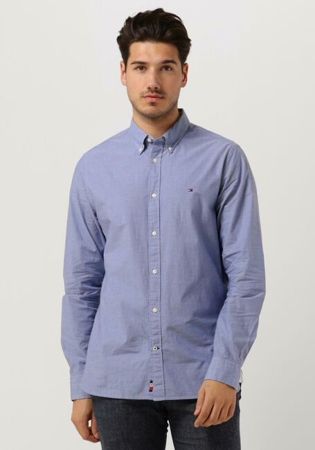 Blaue TOMMY HILFIGER Casual-Oberhemd NATURAL SOFT MICRO CHK SF SHIRT - large