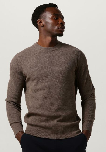 Braune PROFUOMO Pullover PULLOVER CREW NECK - large