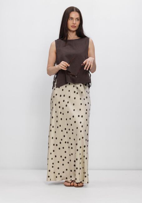 Sand MSCH COPENHAGEN Midirock MSCHCLARETTE IRIDA SKIRT AOP - large