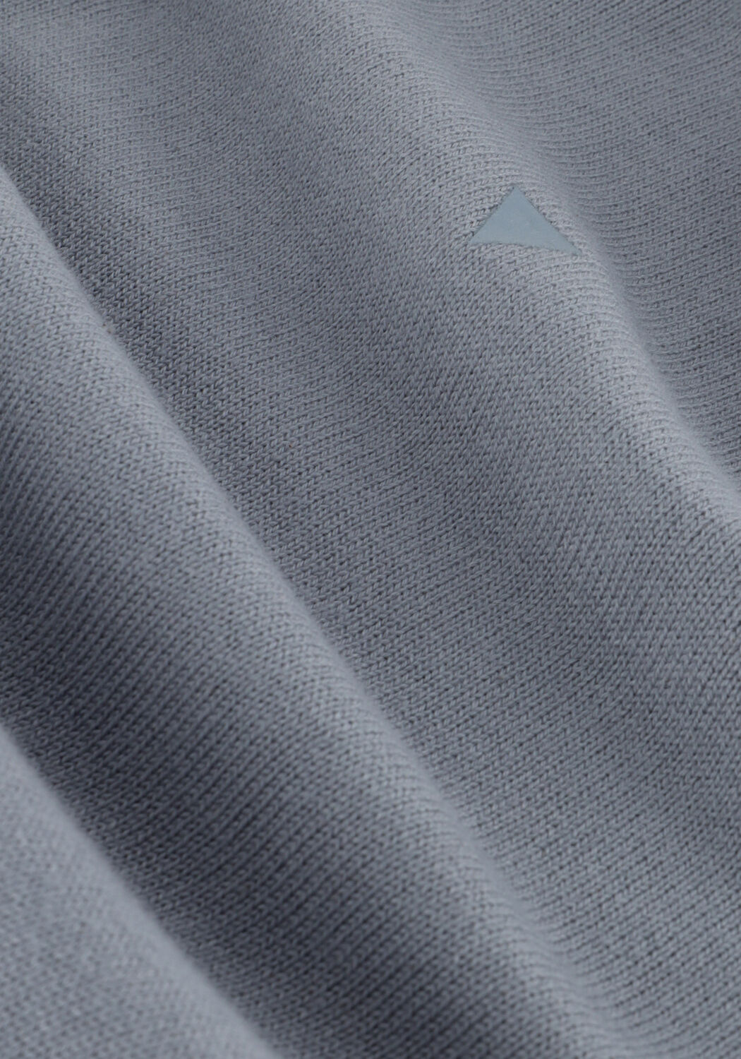 Blaue PUREWHITE Pullover GARMENT DYE KNIT WITH ROUND NECK - large