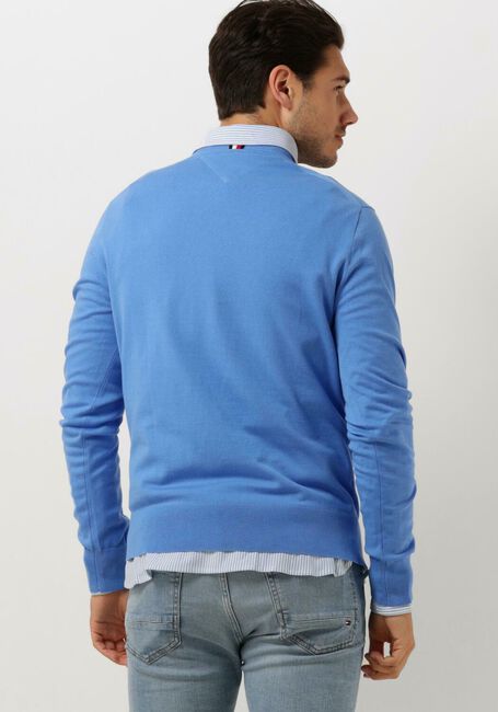 Blaue TOMMY HILFIGER Pullover 1985 CREW NECK SWEATER - large