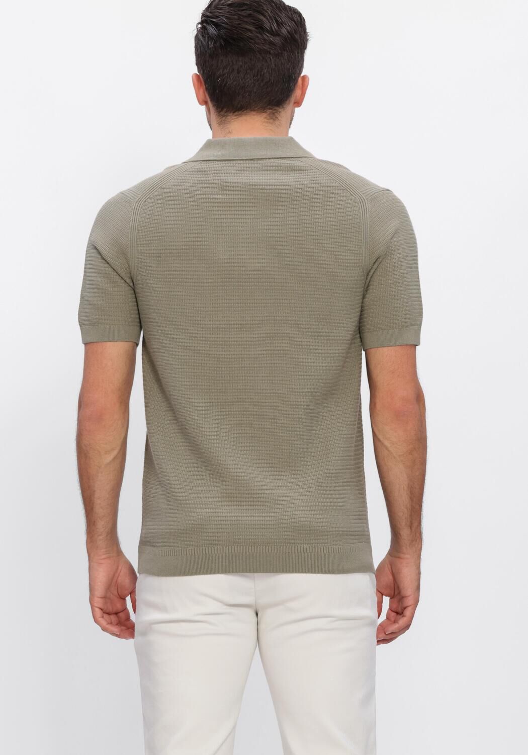 Gr&uuml;ne DSTREZZED Polo-Shirt KOSTAS POLO - large