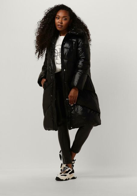 Schwarze GUESS Wattierte Jack NEW OPHELIA JACKET - large
