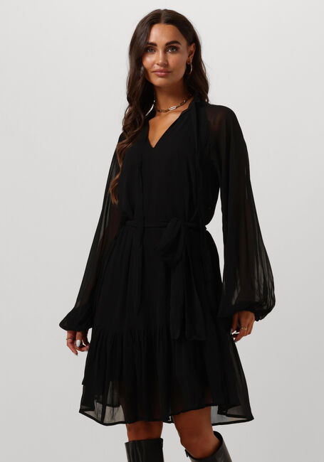 Schwarze NOTRE-V Minikleid MINI DRESS NV-ARLA - large