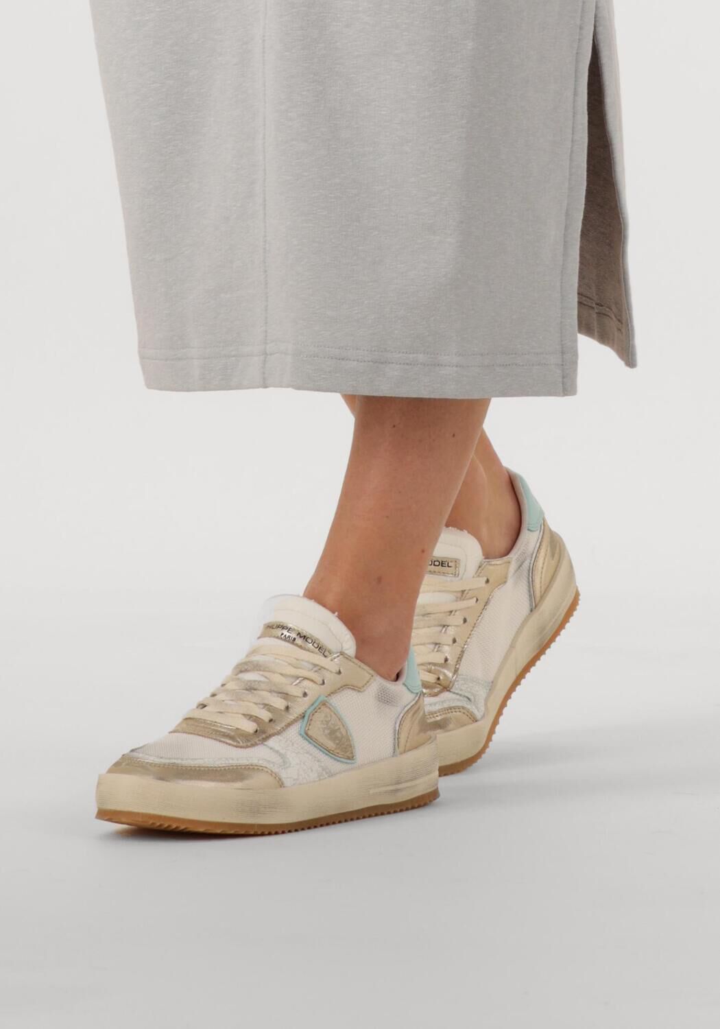 Goldfarbene PHILIPPE MODEL Sneaker Low NICE LOW WOMAN - large