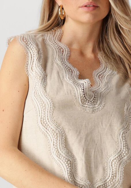 Sand NUKUS Top MAYA TOP EMBROIDERY - large
