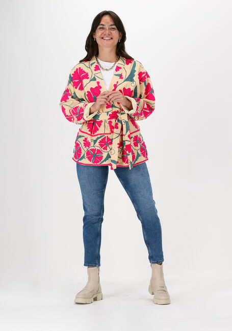 Mehrfarbige/Bunte SISSEL EDELBO Kimono SUZY EMBROIDERY JACKET - large