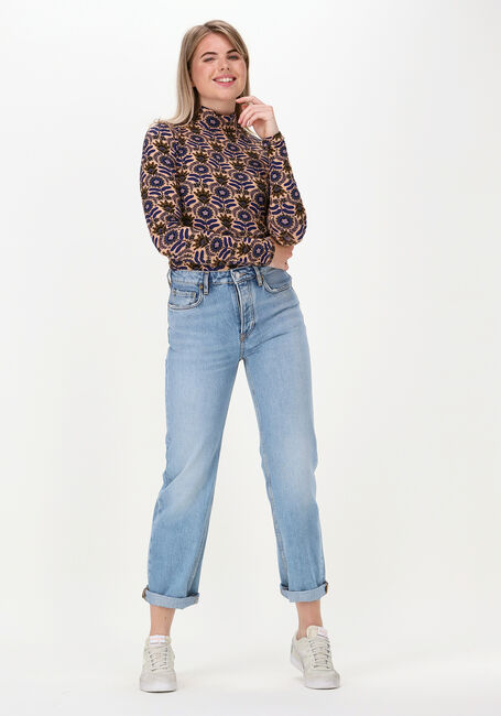 Blaue SCOTCH & SODA Straight leg jeans THE SKY HIGH-RISE STRAIGHT IN - large