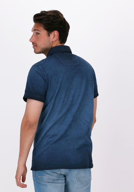 Dunkelblau PME LEGEND Polo-Shirt SHORT SLEEVE POLO LIGHT PIQUE COLD DYE - large