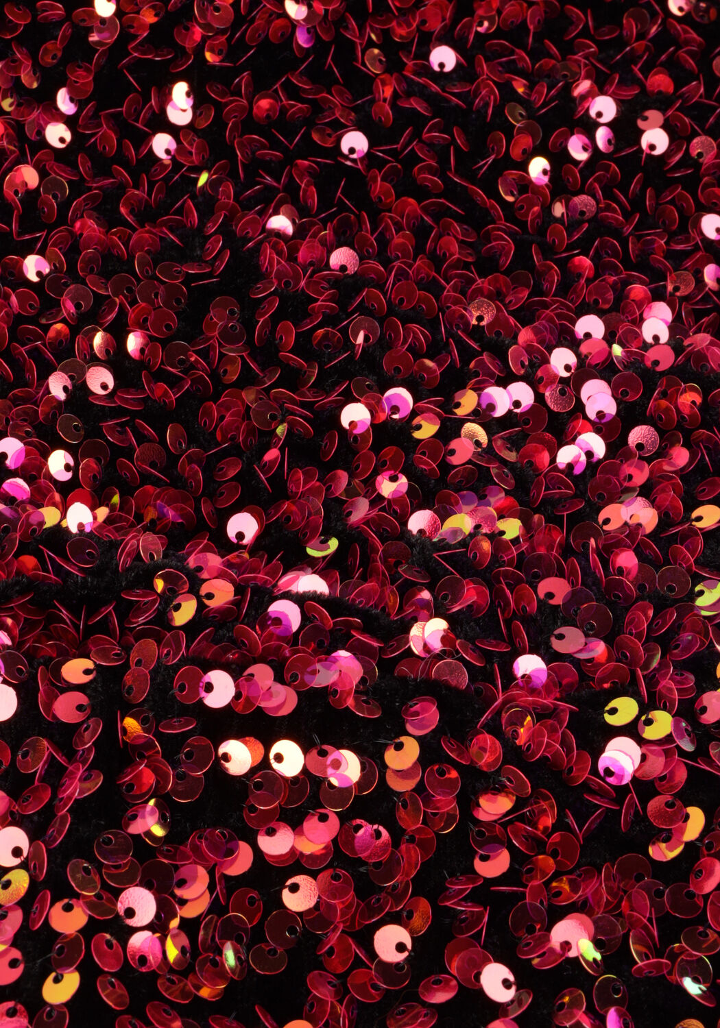 Schwarze Y.A.S. Minikleid YASPINKO SEQUIN OS DRESS - large