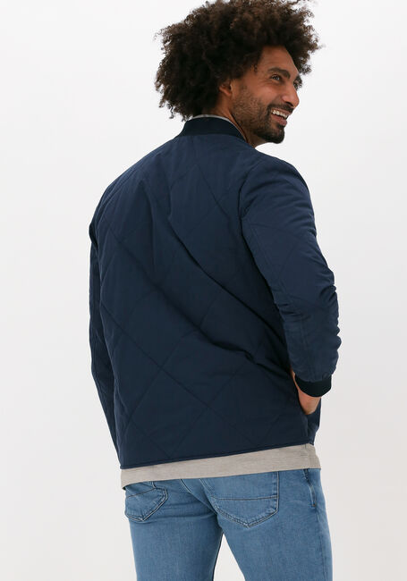 Blaue SELECTED HOMME Wattierte Jack SLHSTRATFORD QUILTED BOMBER - large