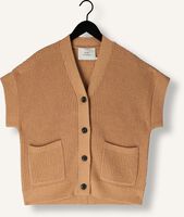 Camelfarbene RUBY TUESDAY Strickjacke VLINN SLEEVELESS CARDIGAN W PACHED POCKETS Camelfarbene RUBY TUESDAY Strickjacke VLINN SLEEVELESS CARDIGAN W PACHED POCKETS - medium