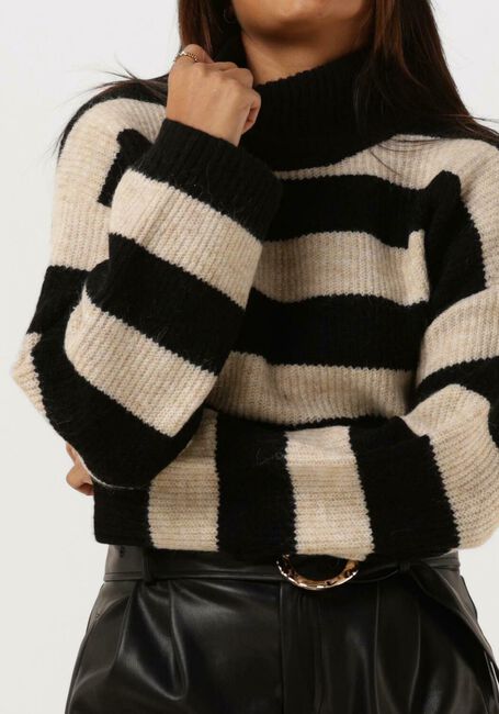 Beige OBJECT Rollkragenpullover MINNA L/S KNIT PULLOVER - large