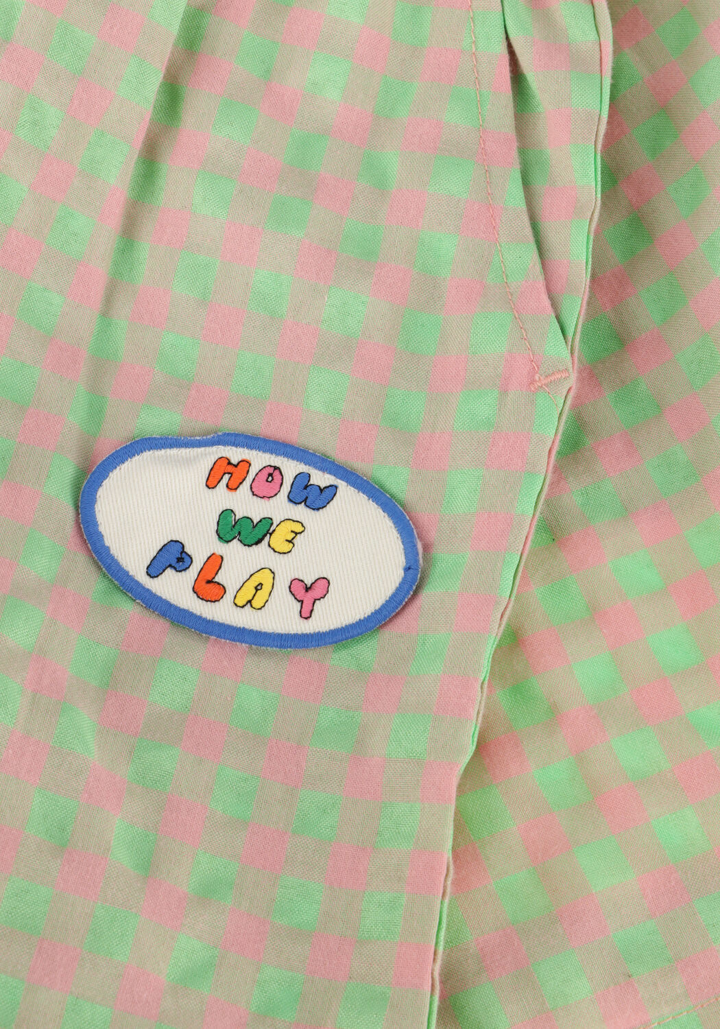 Minze Jelly Mallow Kurze Hose PLAY CHECKED WOVEN SHORT - large