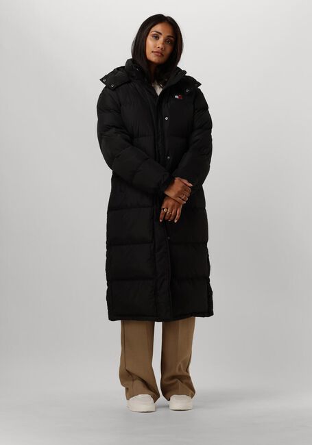 Schwarze TOMMY JEANS Wattierte Jack TJW ALASKA LONG PUFFER - large