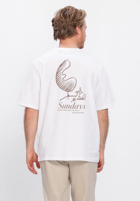 Wei&szlig;e RESTER&Ouml;DS T-shirt TAS PRINT - large
