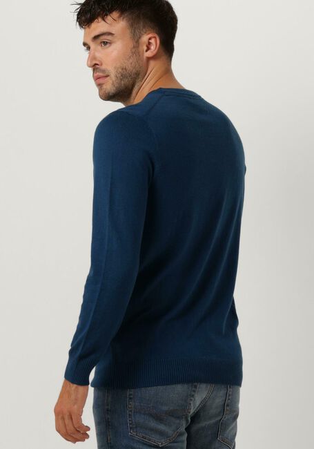 Blaue LYLE & SCOTT Pullover COTTON MERINO CREW JUMPER - large