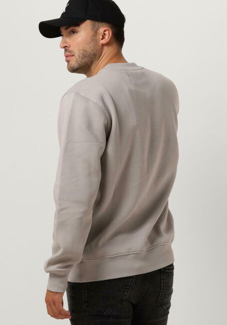 Graue CALVIN KLEIN Pullover MONOLOGO CREW NECK - large