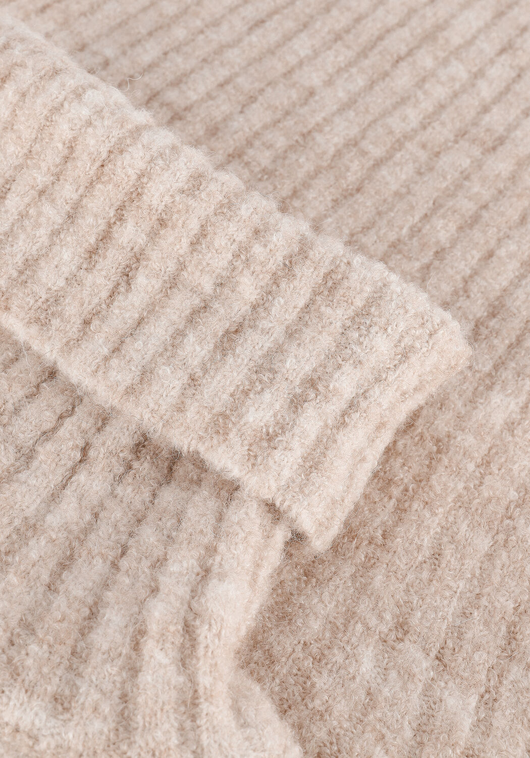 Braune VANILIA Pullover HEAVY RIB COL - large