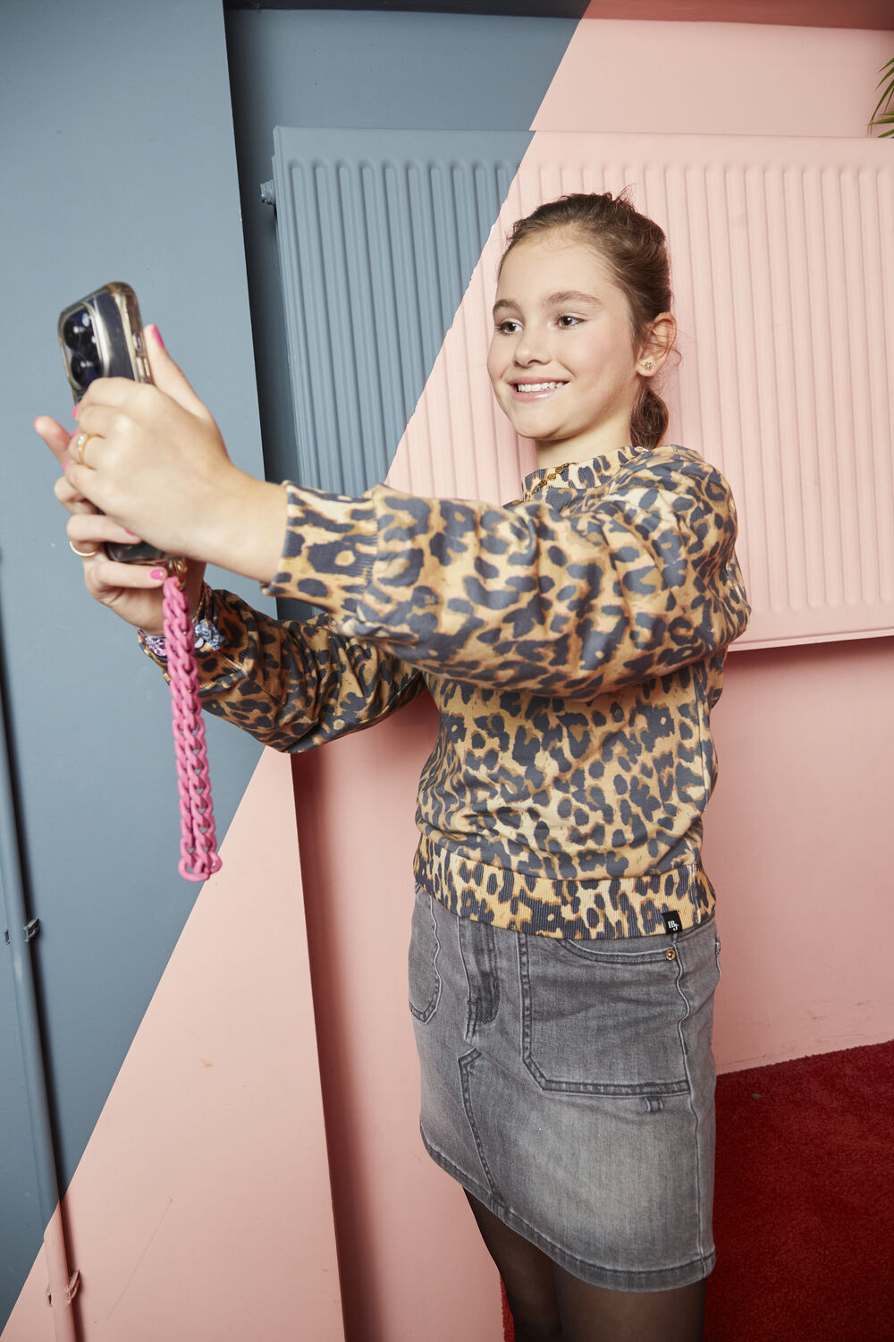 Sand INDIAN BLUE JEANS Sweatshirt SWEATER LEOPARD - large