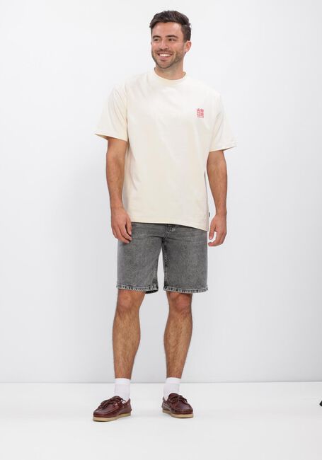 Ecru WOODBIRD T-shirt WBBAINE NOPA TEE - large