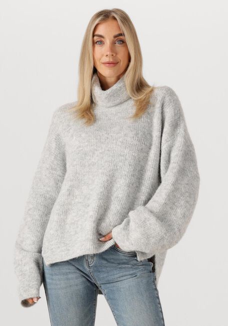 Hellgrau CIRCLE OF TRUST Rollkragenpullover PIP KNIT - large