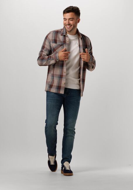 Braune CAST IRON Overshirt LONG SLEEVE SHIRT HEAVY CHECK - large