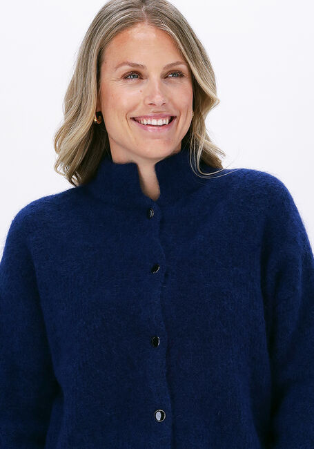 Blaue GESTUZ Strickjacke DEBBY GZ SHORT CARDIGAN - large
