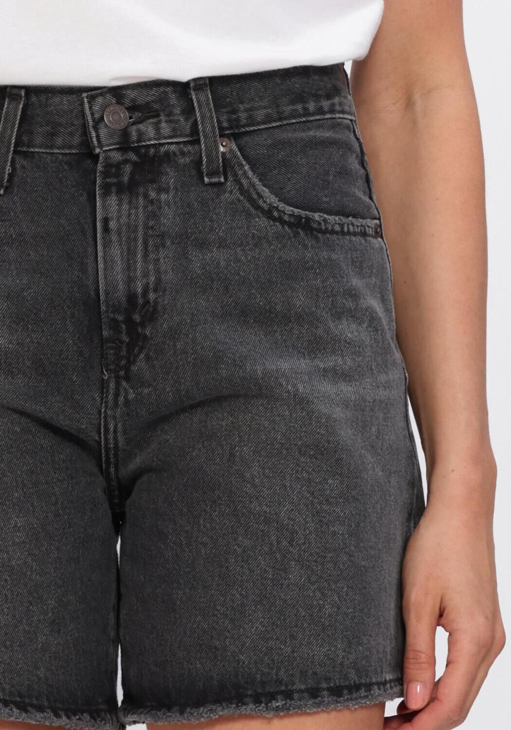 Dunkelgrau LEVI'S Kurze Hosen HIGH BAGGY SHORT SHORT - large