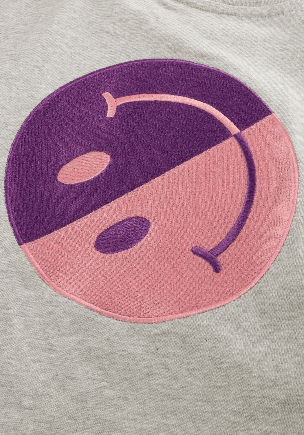 Hellgrau Salty Stitch Top SALTY SKATER TEE SMILEY - large