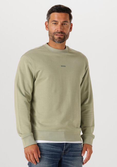 Olive BOSS ORANGE Sweatshirt WESMALLCREW 10244192 01 - large