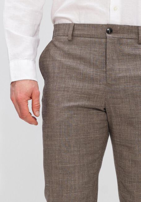 Braune SELECTED MEN Hose SLHSLIM-OASIS LINEN TRS NOOS - large