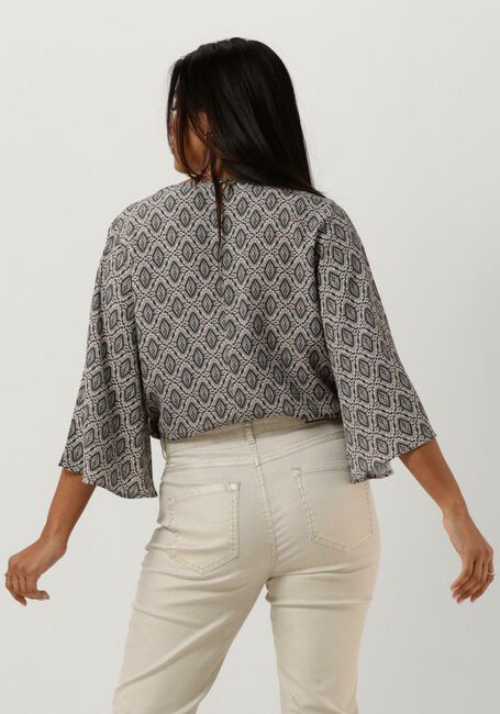 Mehrfarbige/Bunte SUMMUM Top TOP FLARE SLEEVES IKAT VISCOSE - large