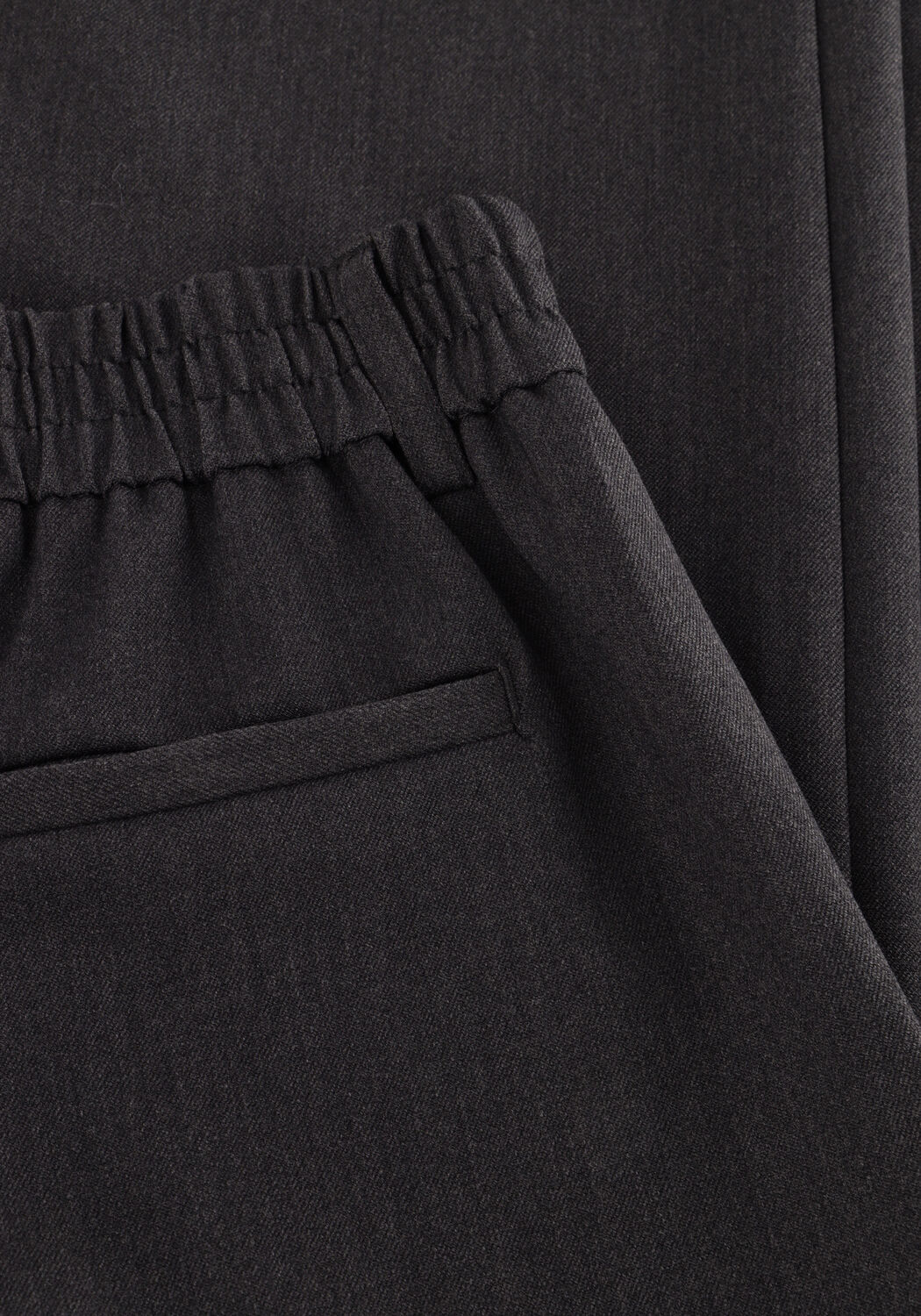 Graue OBJECT Weite Hose OBJLISA WIDE PANT - large