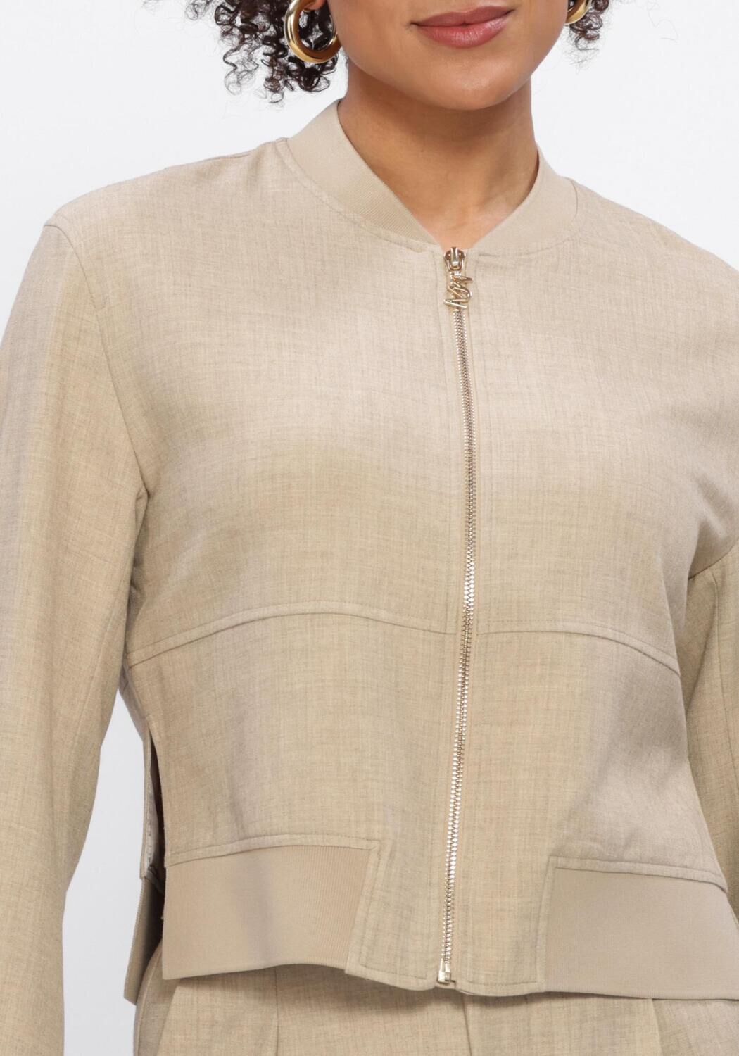 Beige MOS MOSH Blusen MMCATE FLAIR JACKET - large