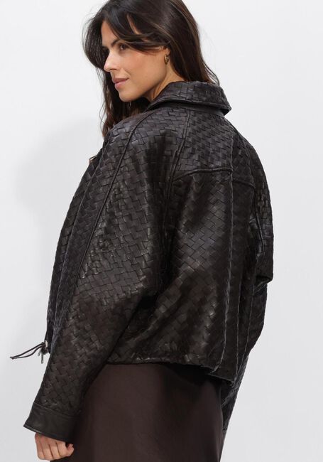 Braune SECOND FEMALE Jack VERMONT LEATHER JACKET - large
