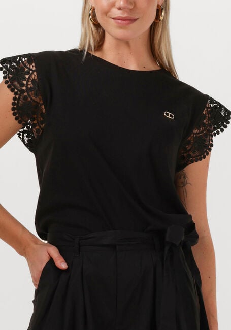 Schwarze TWINSET MILANO Tops & T-shirts 251TT2411 - large