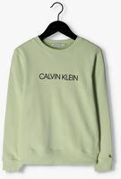 Grüne CALVIN KLEIN Pullover INSTITUTIONAL LOGO SWEATSHIRT - medium