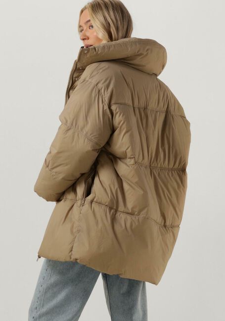 Beige MSCH COPENHAGEN Wattierte Jack MSCHDIONA JACKET - large